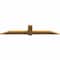 Ekena Millwork Eugene Rough Sawn Timber Gable Bracket, Western Red Cedar, 84"W x 17"H x 2"D x 6"F, 5/12 Pitch GBW084X17X0206EUG00RWR - alternate 2